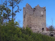 la tour de Clermont � Chirens