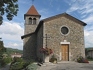 l'�glise romane de Bilieu