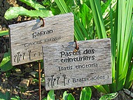 Beauvoir en Royans. Jardin m�di�val.