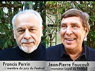 Jean Pierre Foucault et Fran�is Perrin parlent du Festival