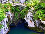 le pont romain entre le Duch� de Savoie et la France.