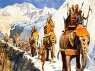 La travers�e des Alpes