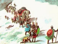 La travers�e des Alpes