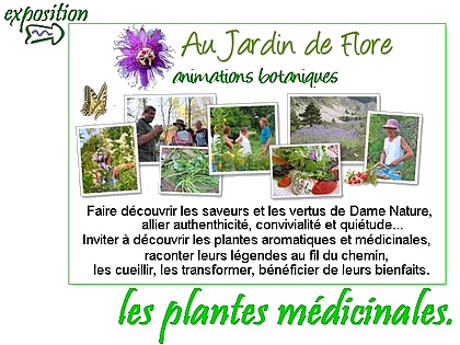 expo Au Jardin de Flore: les plantes m�dicinales