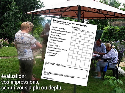 �valuation de la visite