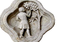 la Noix de Grenoble. Bas relief Moyen �ge