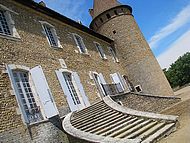 Ch�teau de Virieu, escalier d'honneur