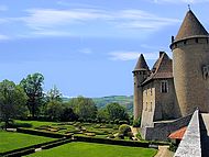 Ch�teau de Virieu, cot� jardin