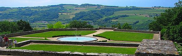 Ch�teau de Virieu, terrasse