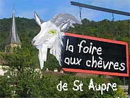 le secret de l'ancestrale foire aux ch�vres de St Aupre