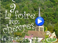 Ancestrale et authentique, la foire aux biquettes de St Aupre est devenue la grande f�te populaire de la fin d'�t�. Un grand moment convivial autour du tilleul s�culaire.