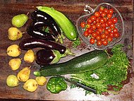 nature morte potag�re  au Jardin de la Source