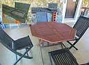 terrasse avec barbecue �lectrique