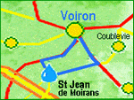 � 4kms du g�te ~5 minutes en voiture