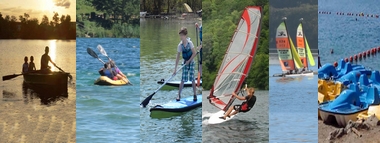 Lac Charavines Paladru. Activit�s nautiques